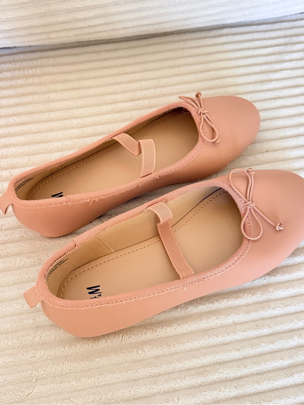 H&M Blush Pink Ballet Flats with Bow